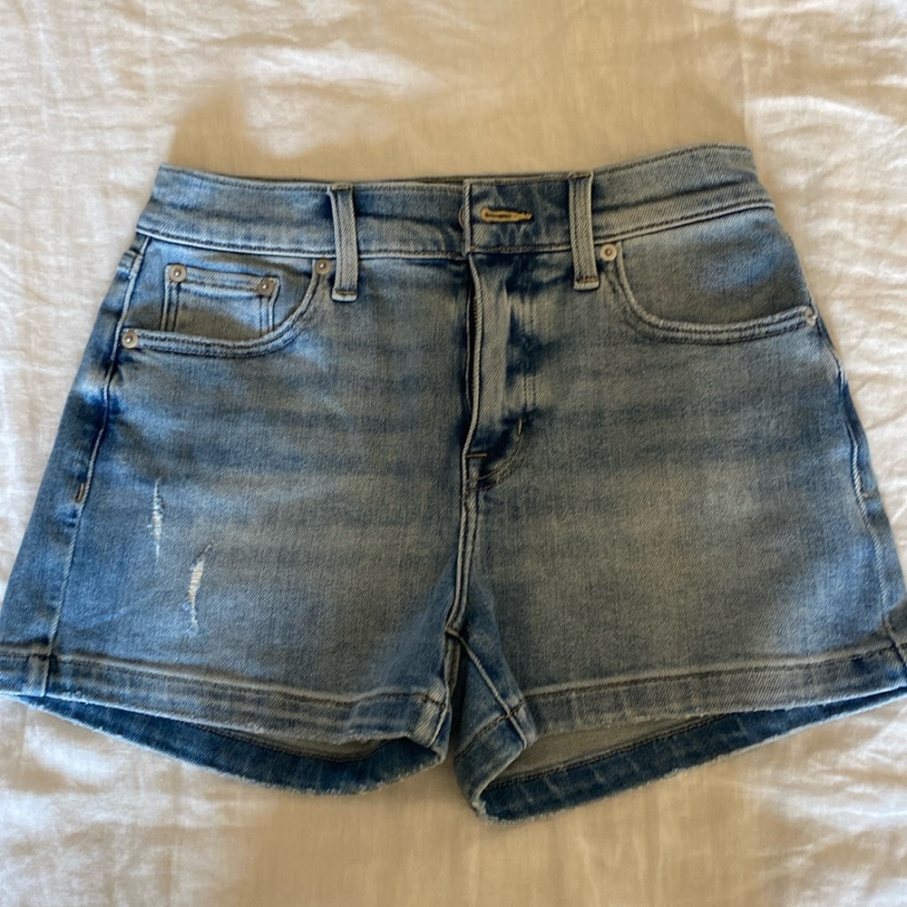 Denim shorts. Worn once